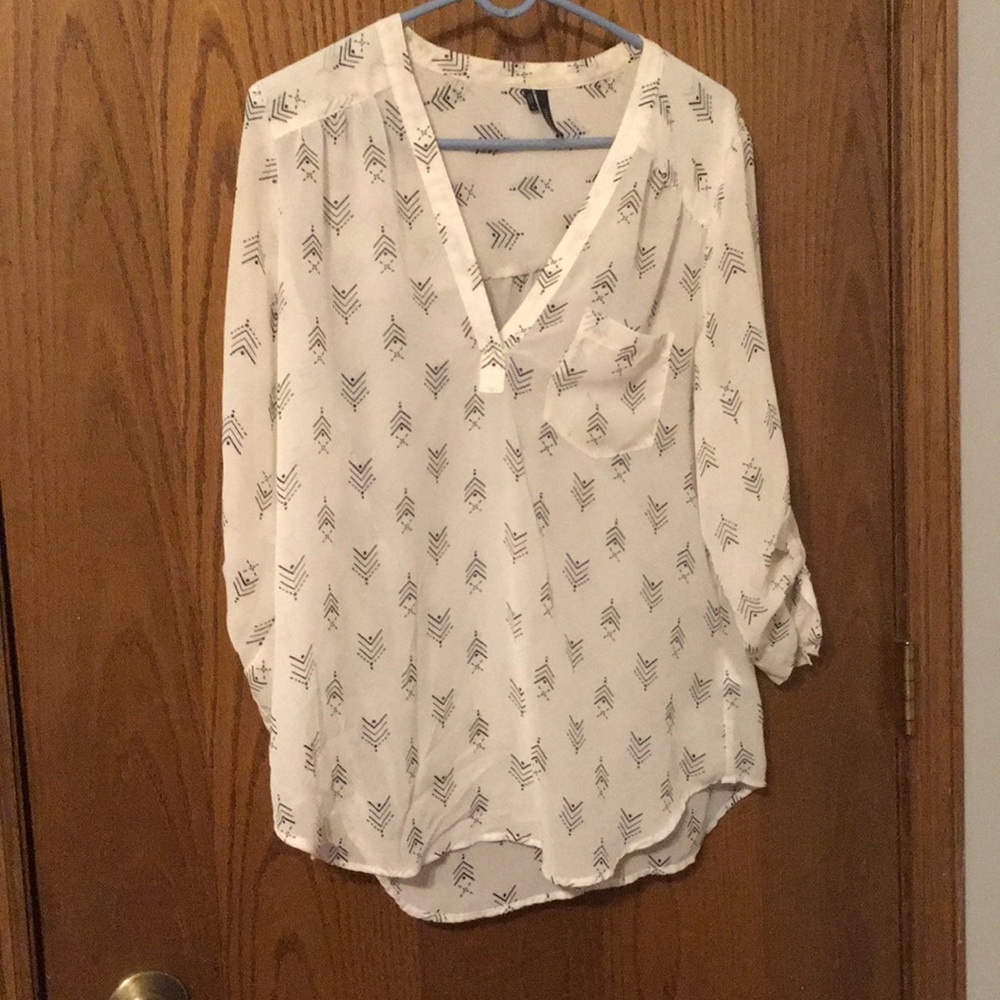 Maurice’s sheer shirt